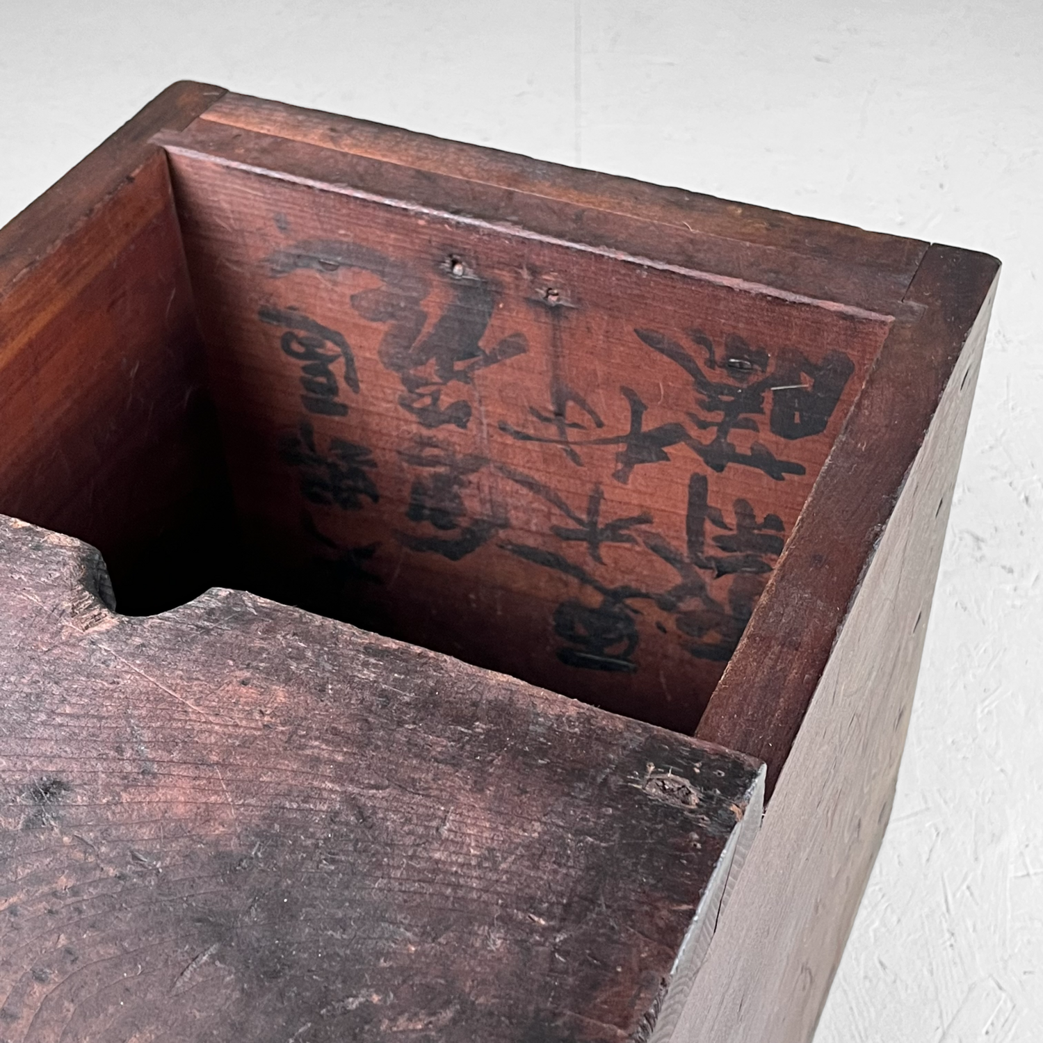 Wooden Zenibako Temple Charity Box Meiji Japan