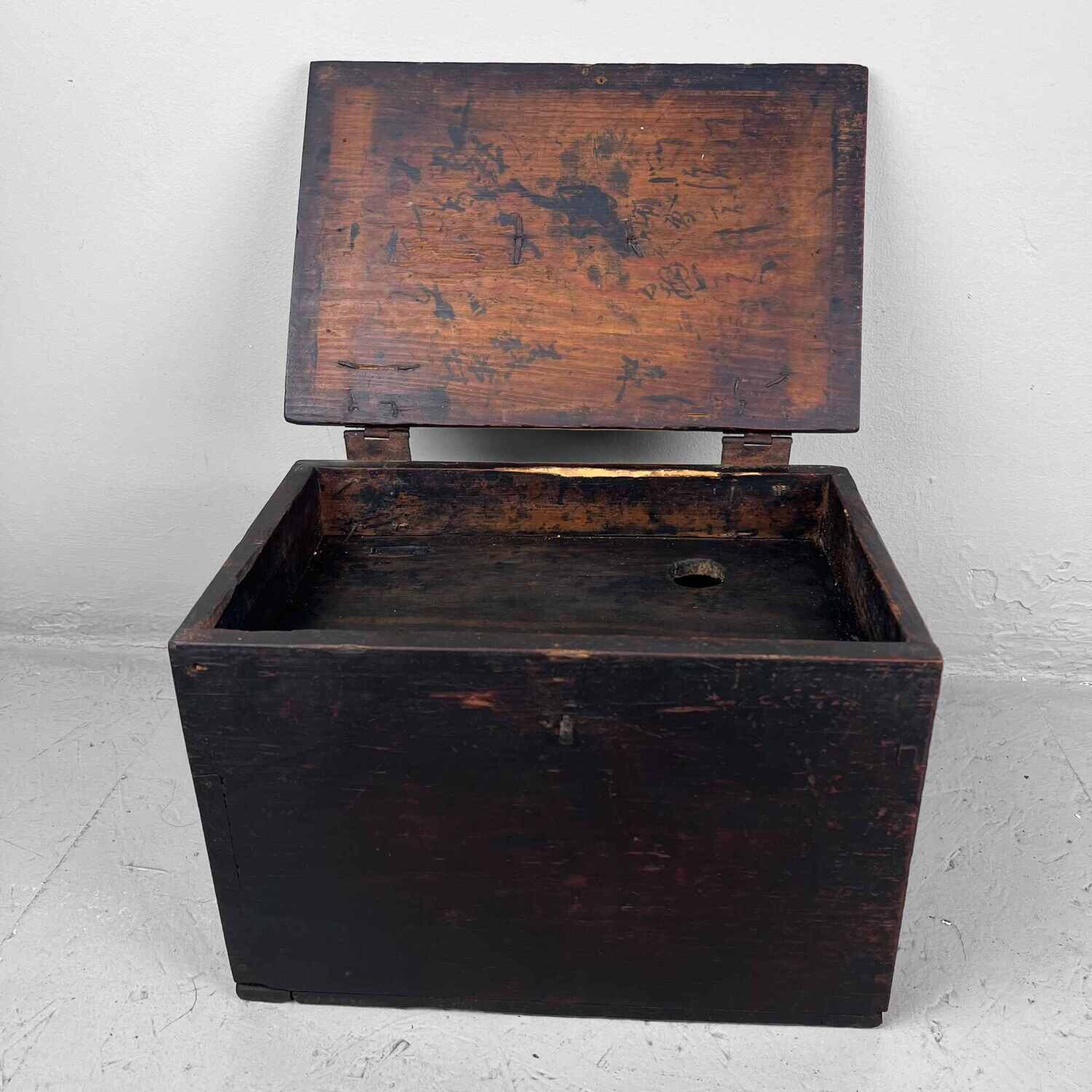 Antique Kake-suzuri (懸硯) Meiji era Japan