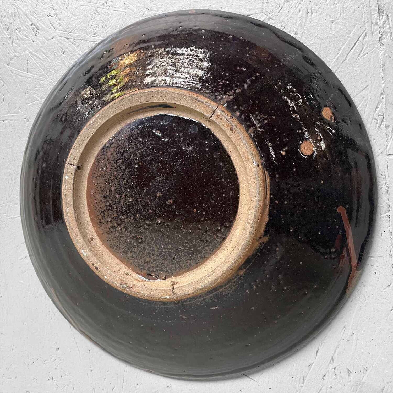 Vintage Glazed Earthenware Dish Japan, 1960s