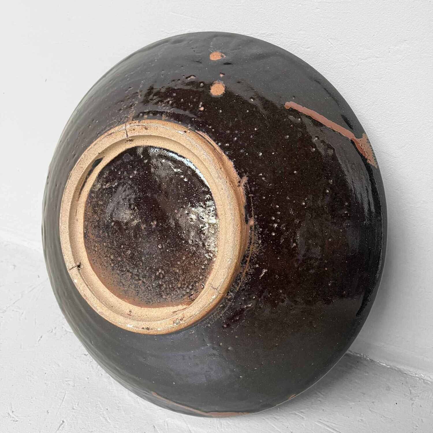 Vintage Glazed Earthenware Dish Japan, 1960s