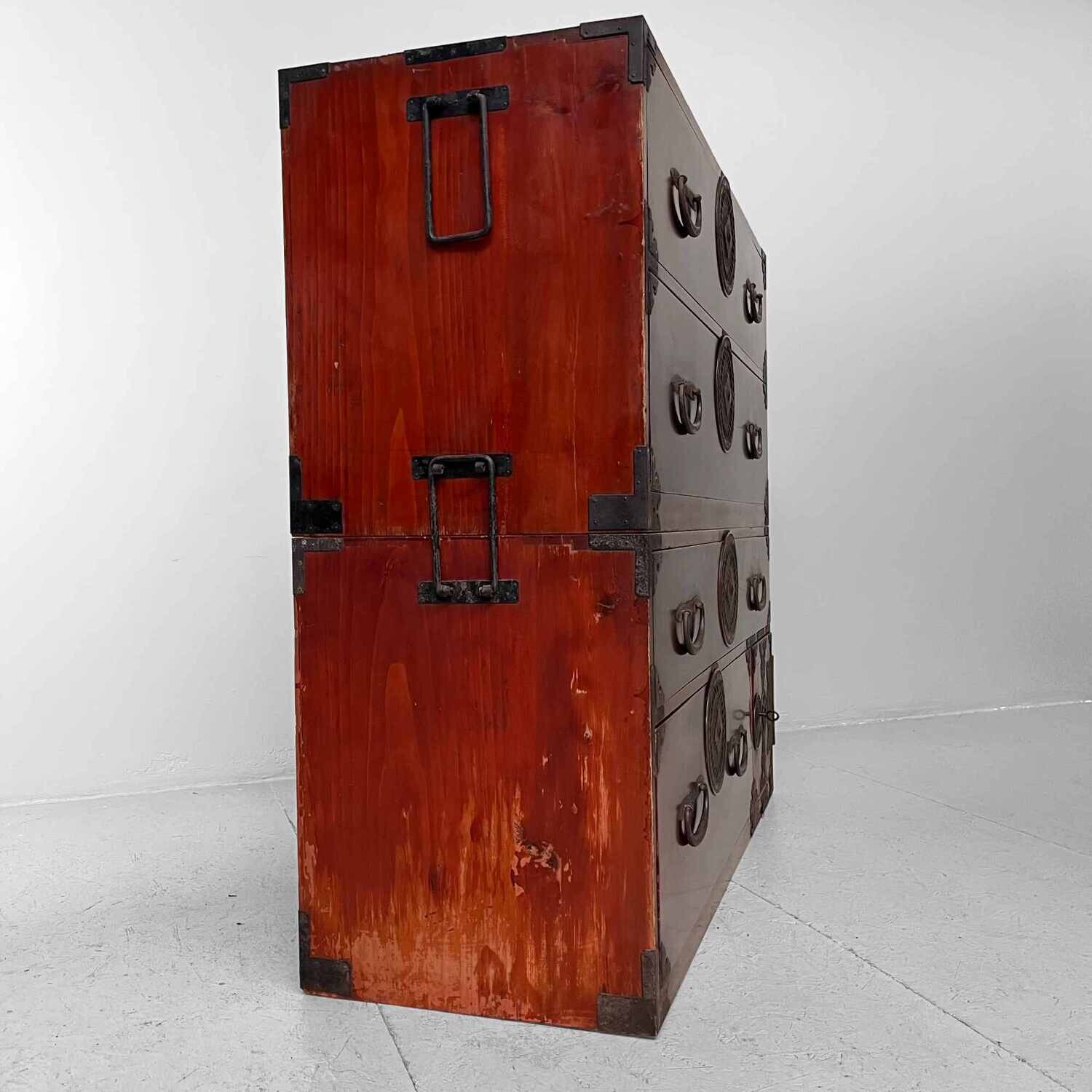 Large Nihonmatsu 二本松 Chest of Drawers Japan Meiji (1868-1912)