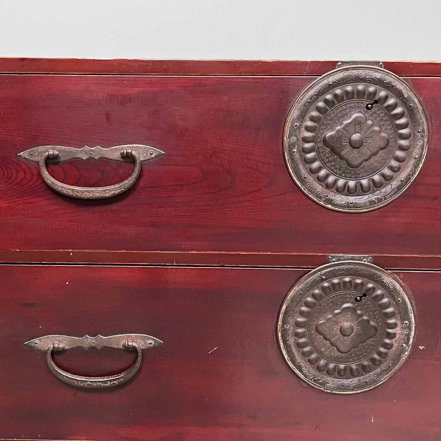 Large Nihonmatsu 二本松 Chest of Drawers Japan Meiji (1868-1912)