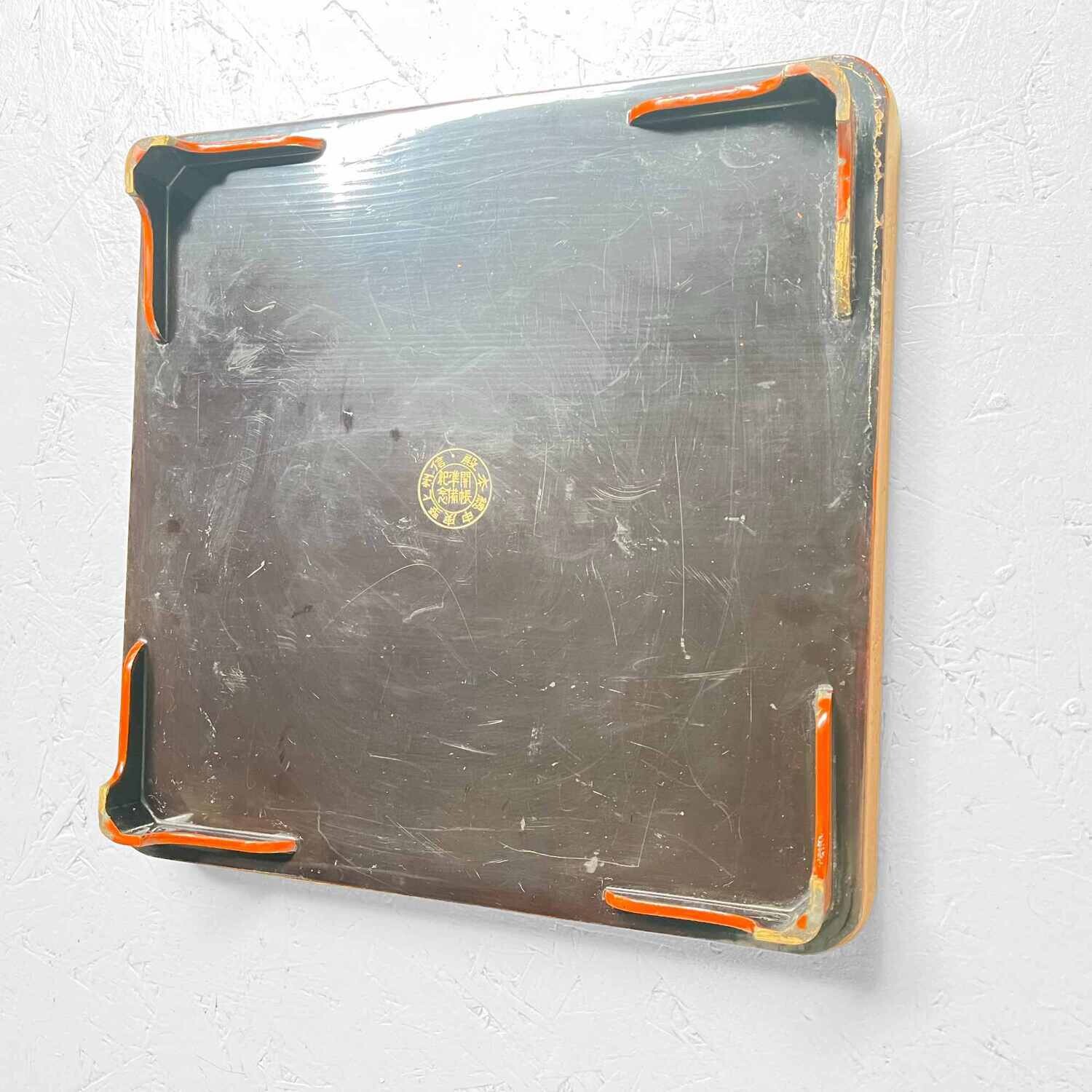 Laquerware Dienblad, vroege Shōwa, Japan.