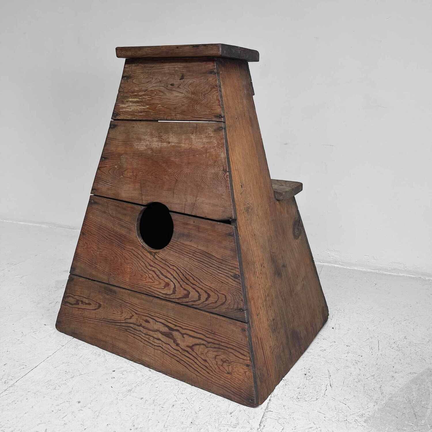 Minimalistische Fumidai, Grote Houten Opstap, Shōwa-periode, Japan.