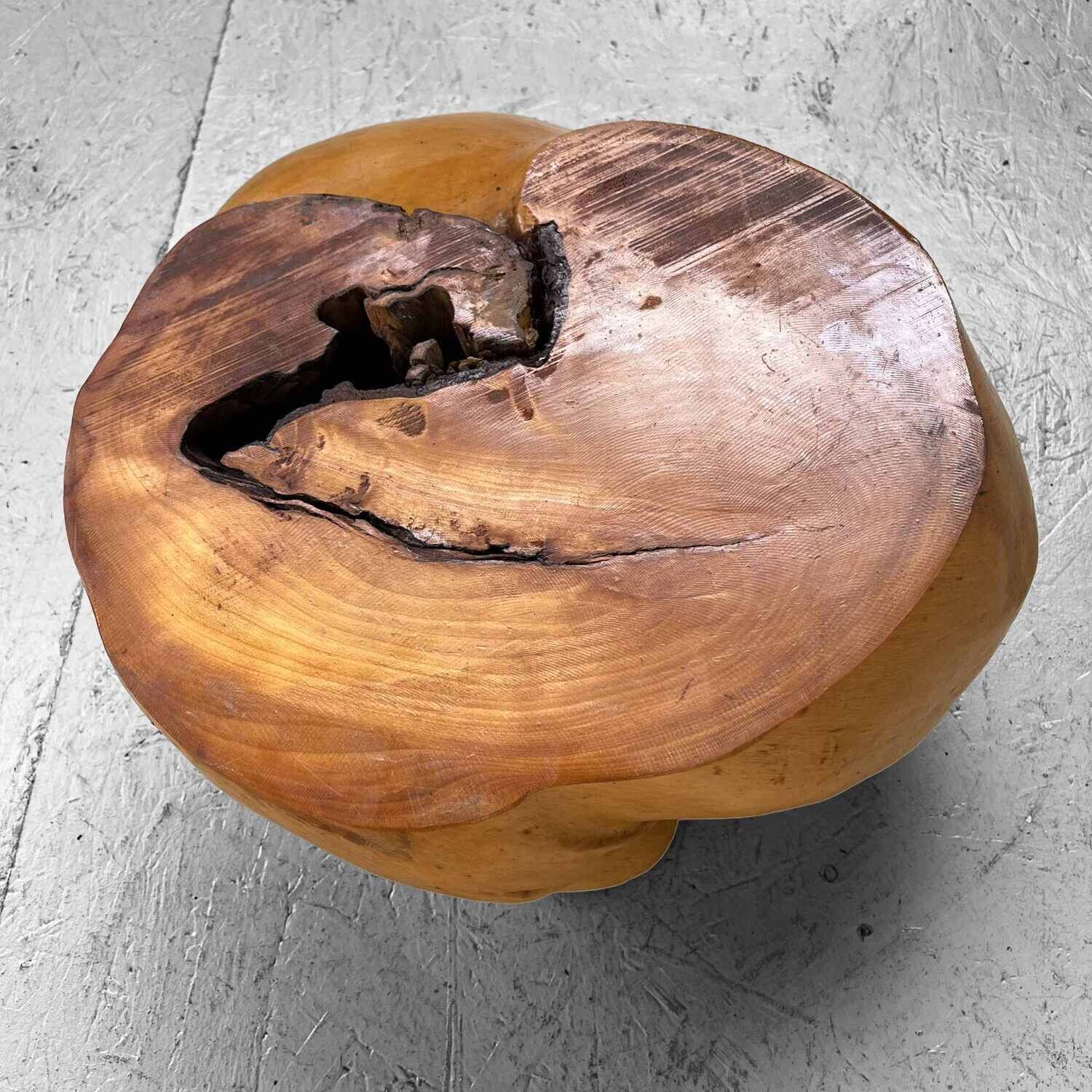 Japanese Burl Root Wood Plant Stand 1950s