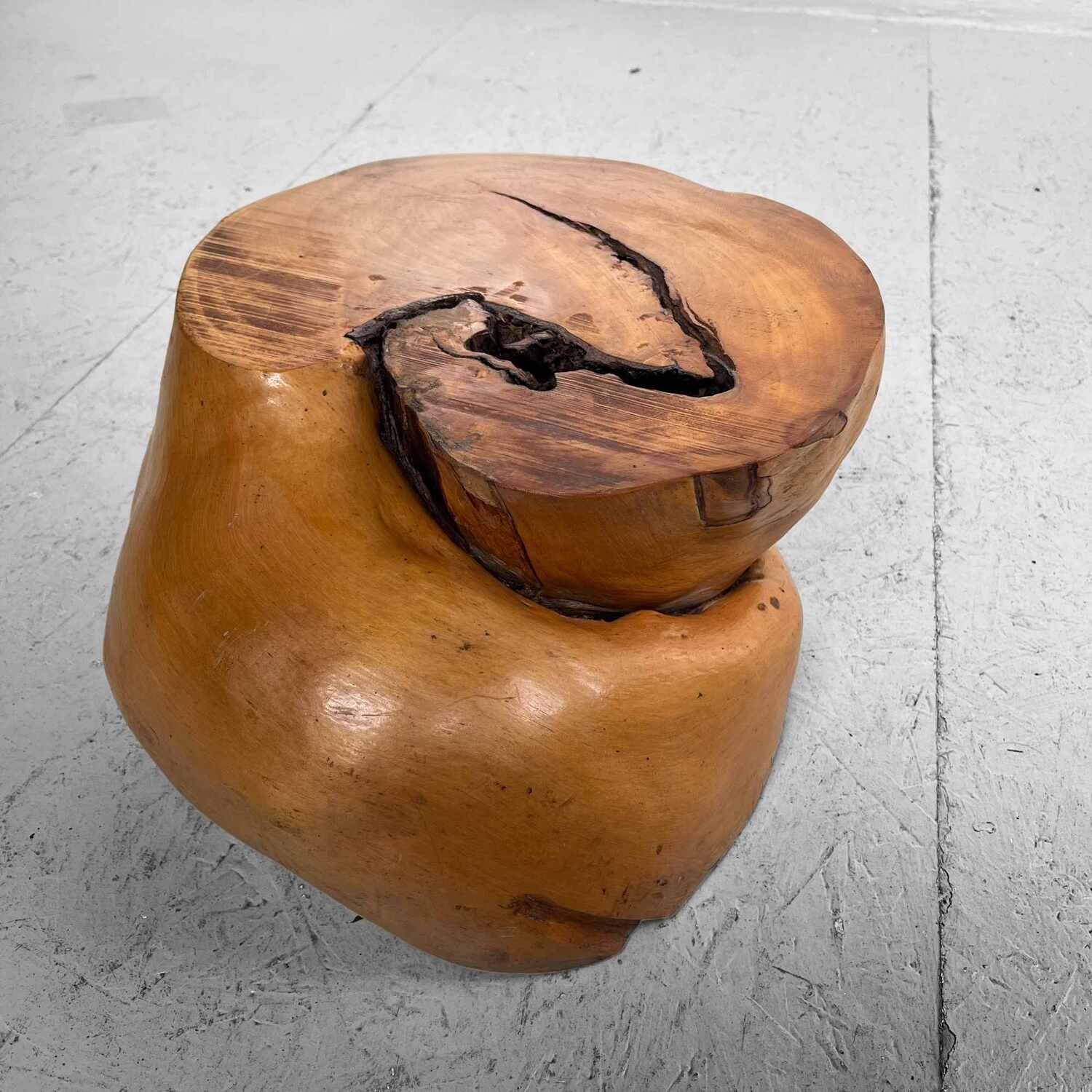 Japanese Burl Root Wood Plant Stand 1950s