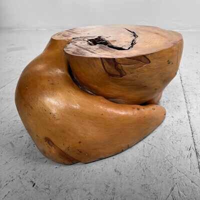 Japanese Burl Root Wood Plant Stand 1950s