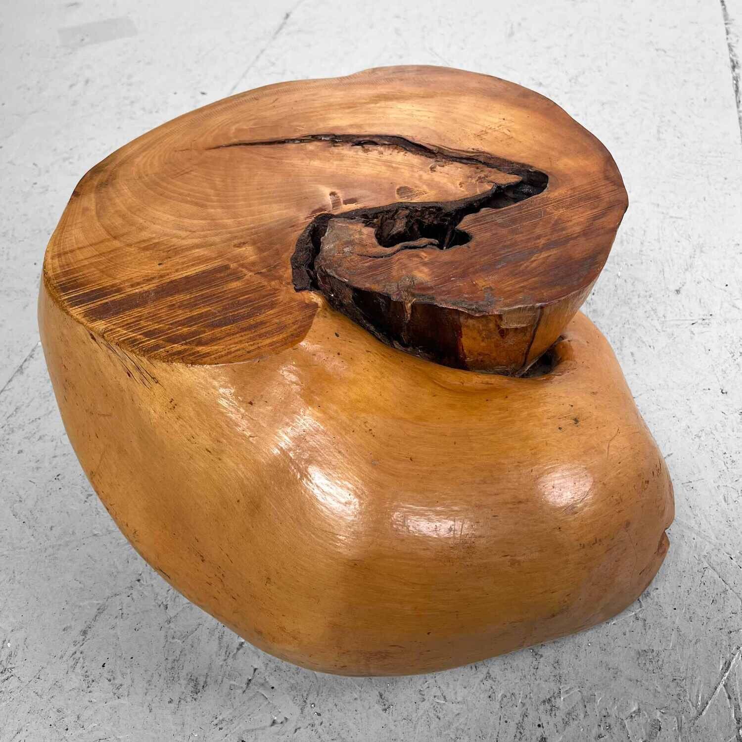 Japanese Burl Root Wood Plant Stand 1950s