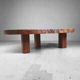 Low Japanese Yakusugi Tiger Moku Tree Table