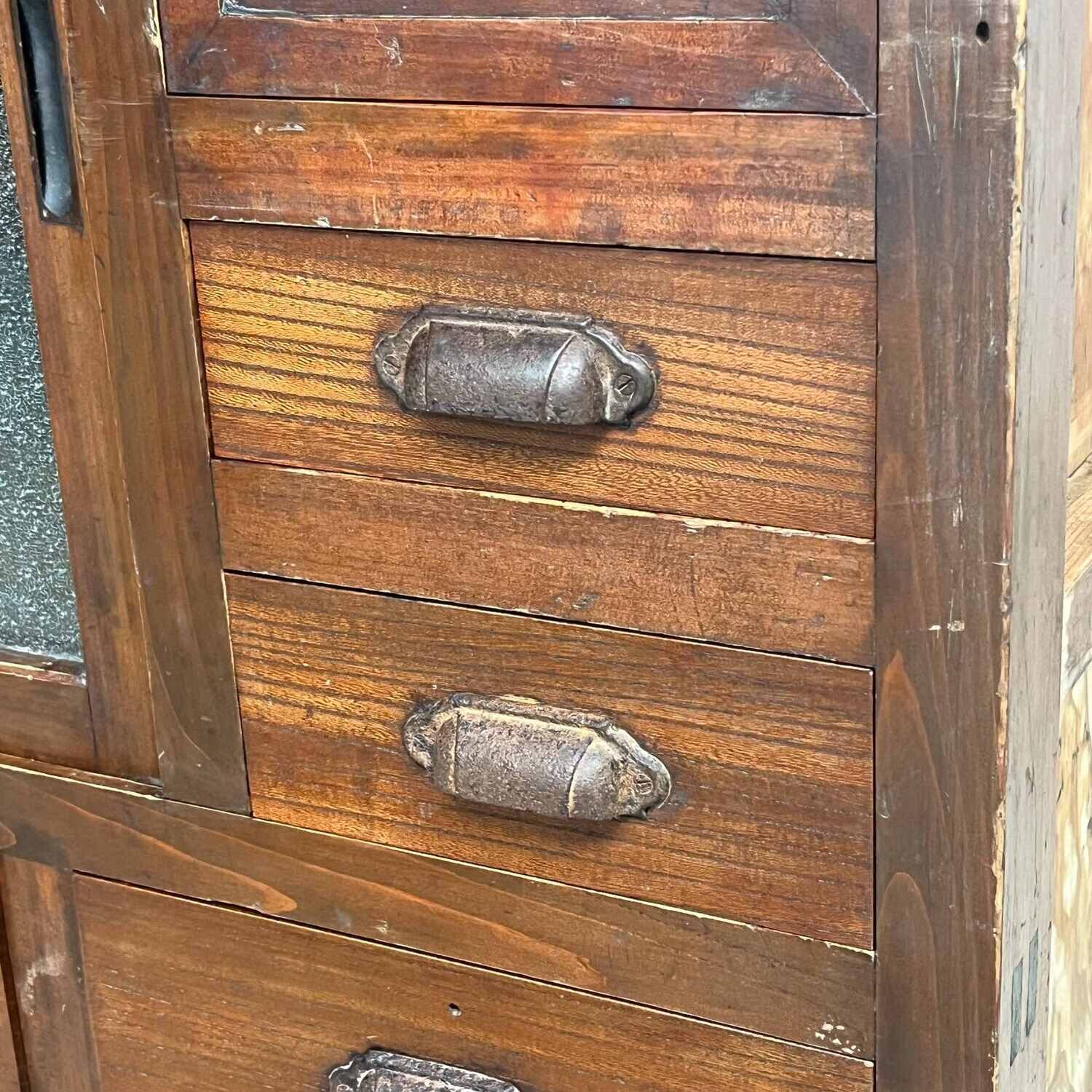 Japanese Tea Cupboard Cha Tansu, Taisho Era