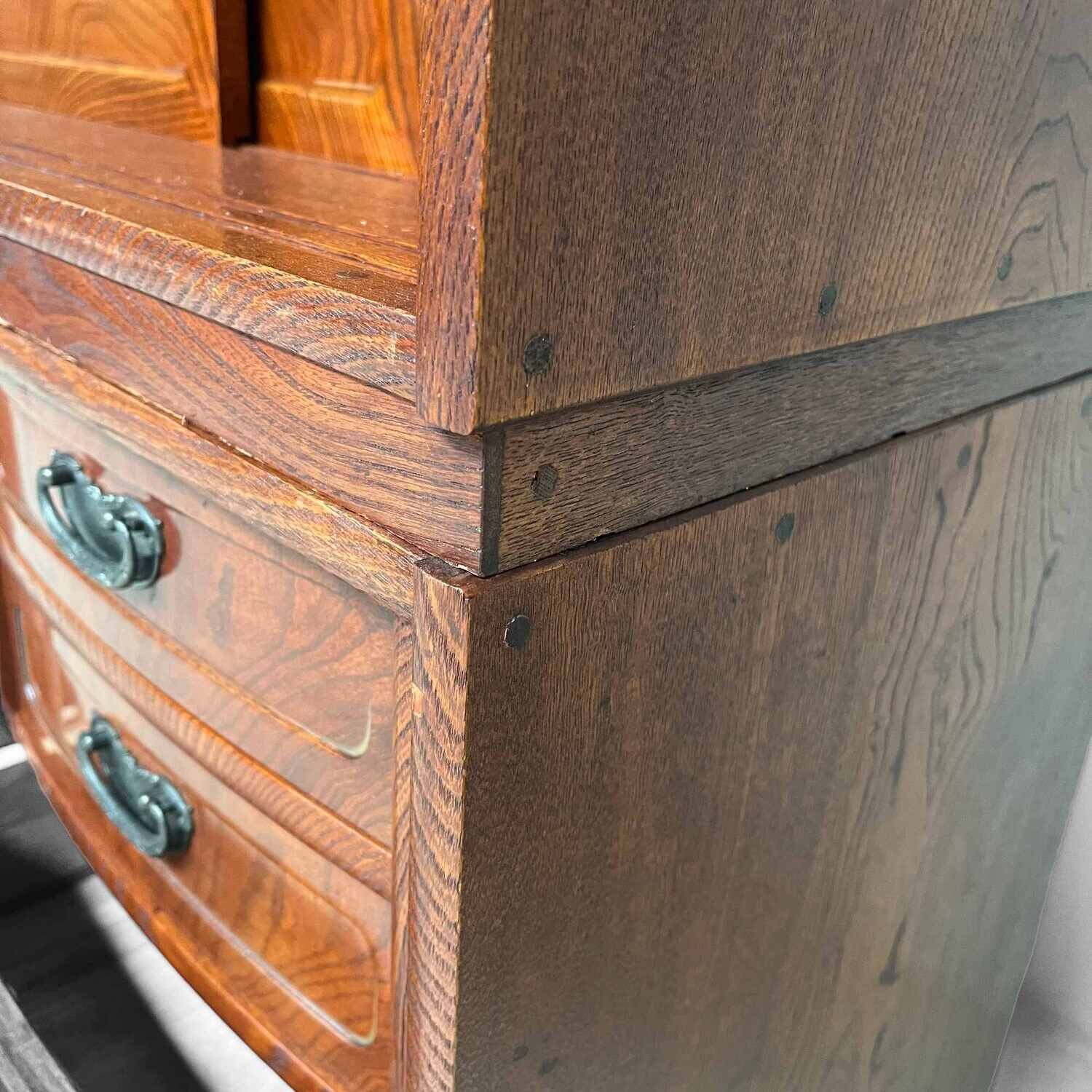 Vintage Japanese Tea Chest Cha Tansu, early Showa