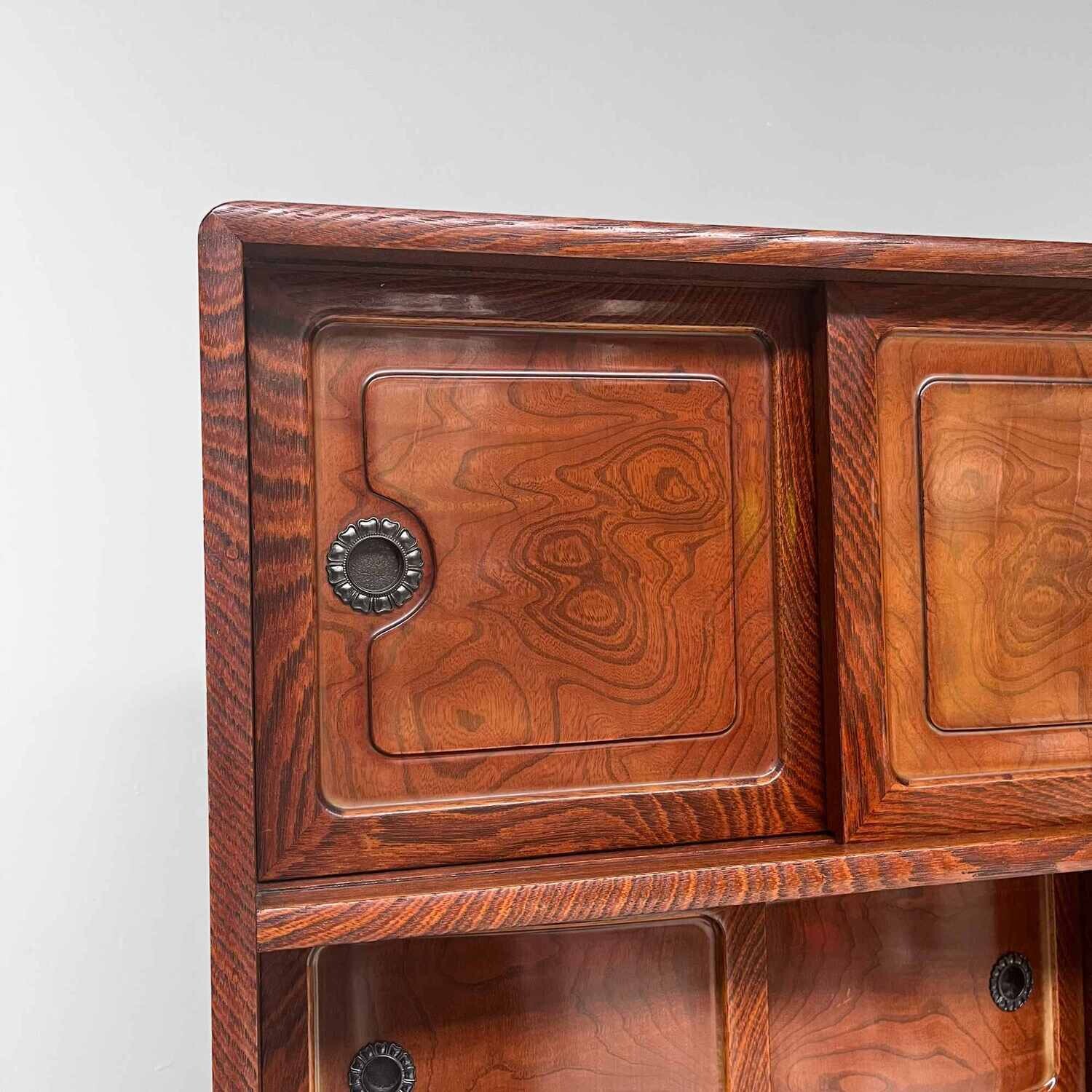 Vintage Japanese Tea Chest Cha Tansu, early Showa