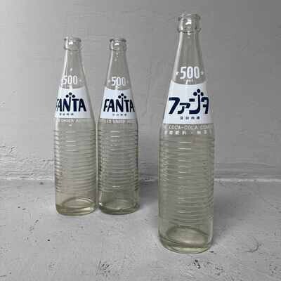 Vintage 'Fanta' Fles Japan - 500 ml jaren '70