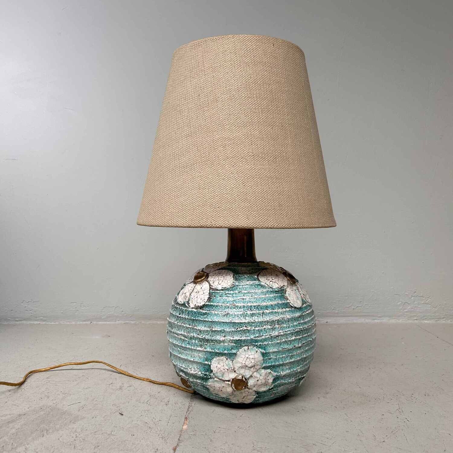 Keramieken Tafellamp Italy jaren '50-'60