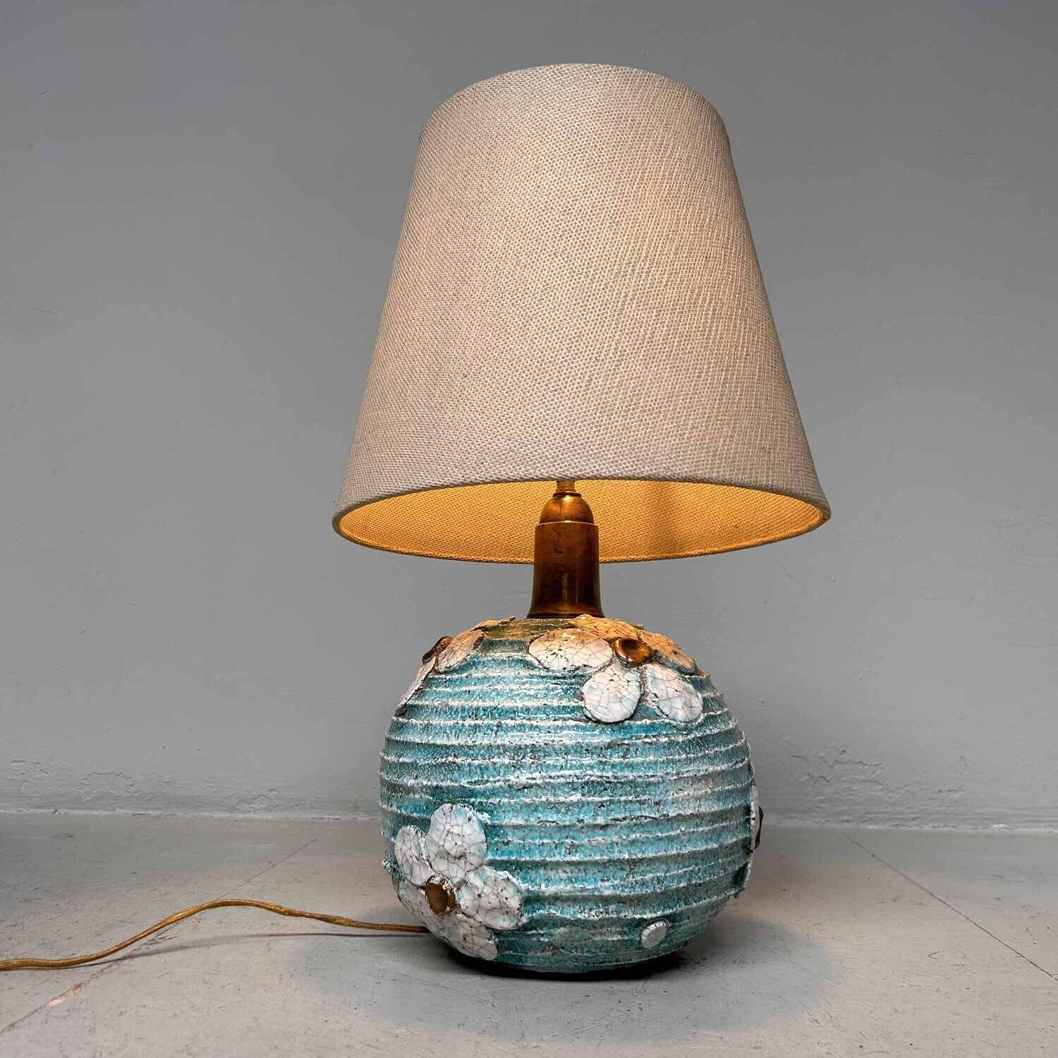 Keramieken Tafellamp Italy jaren '50-'60