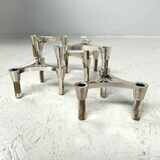 Set of five modular candlesticks '3Plus Schenken' 1960s