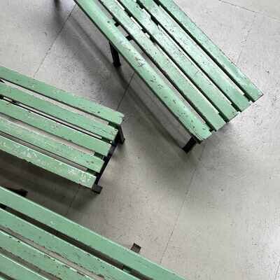 Vintage 1950s seating benches.