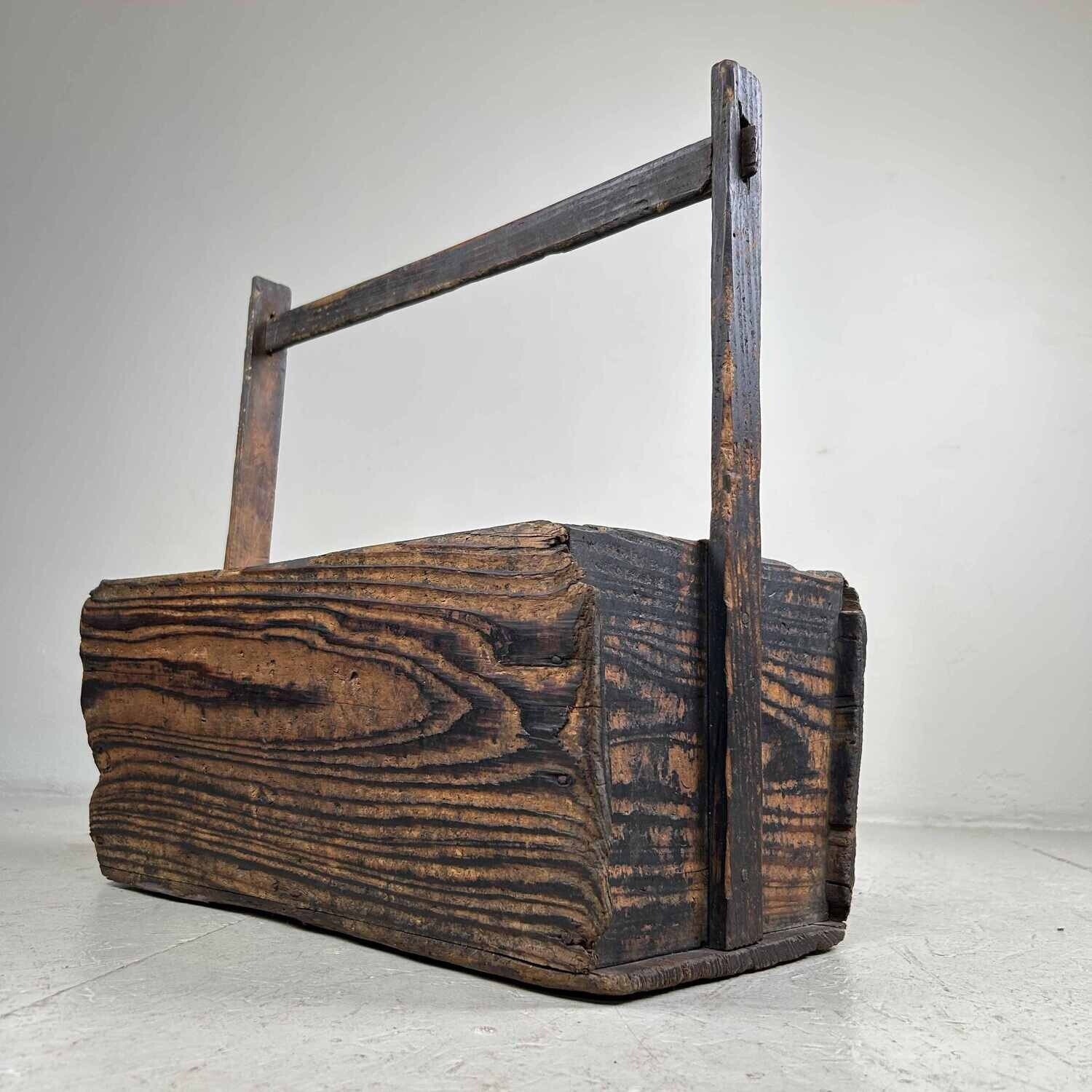 Antieke Japanse Gereedschapskoffer Meiji-periode 1900s