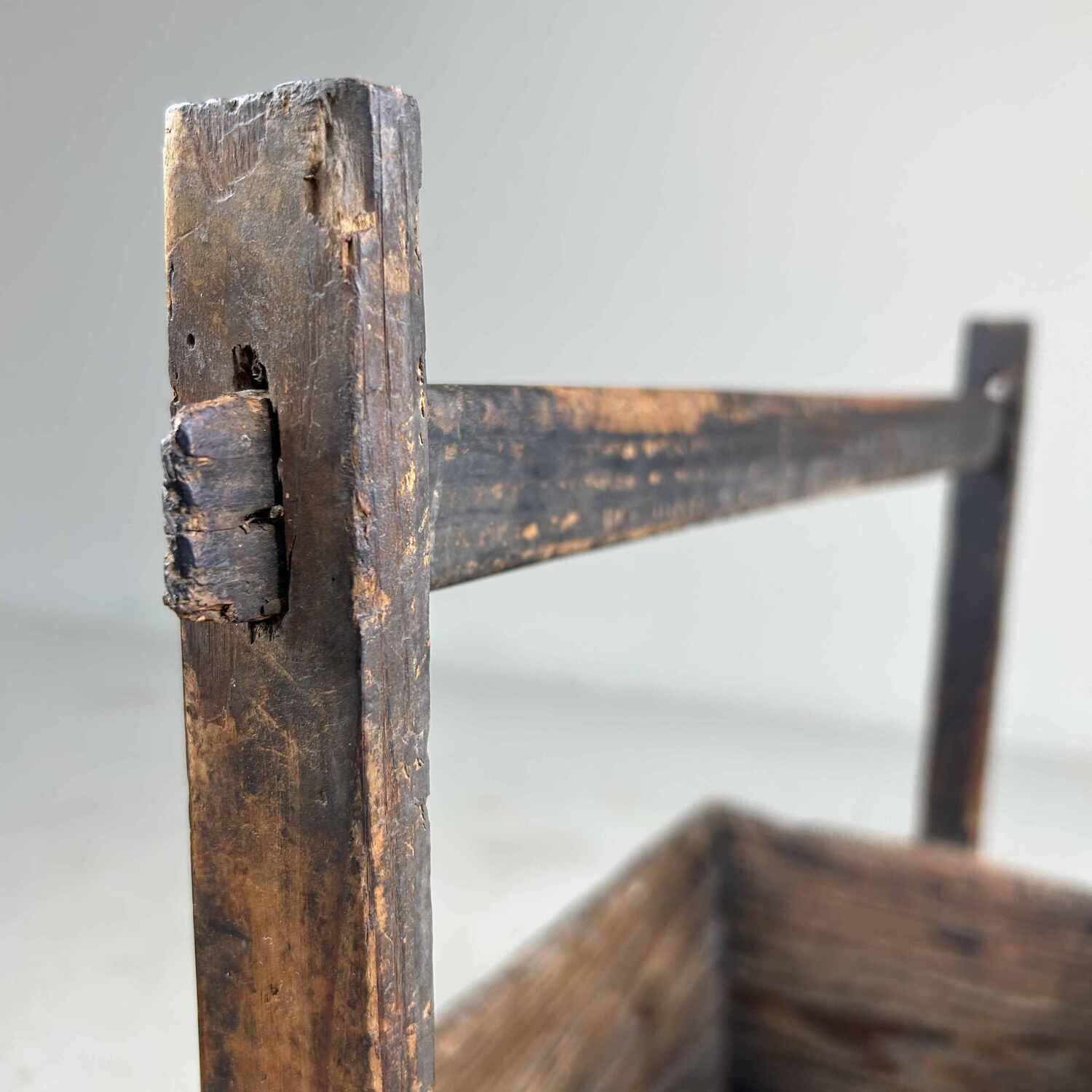 Antieke Japanse Gereedschapskoffer Meiji-periode 1900s