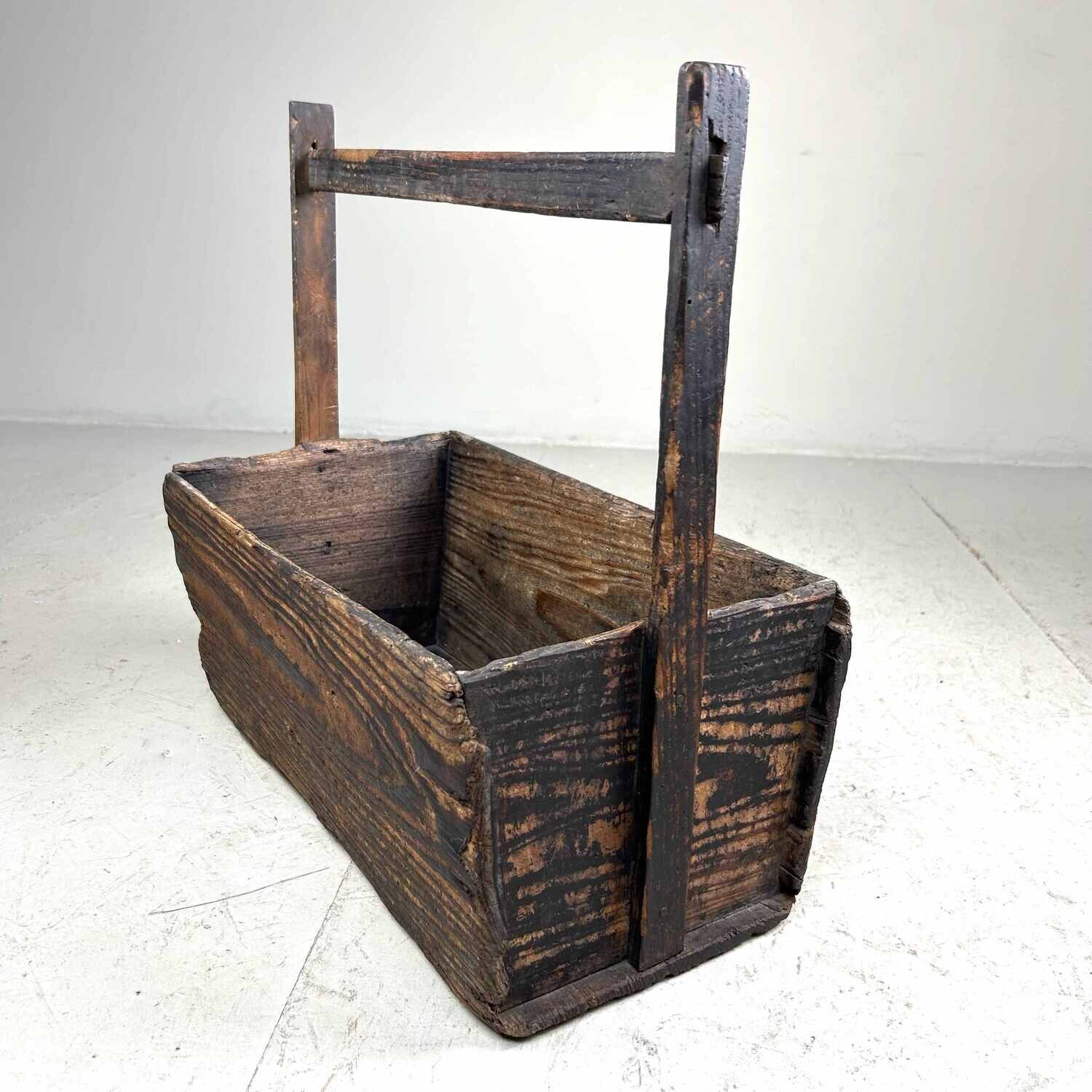 Antieke Japanse Gereedschapskoffer Meiji-periode 1900s