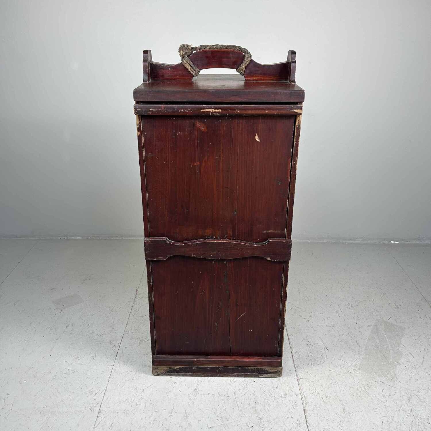 Transportkist Nuri-Bako (塗り箱) voor lakwerk jaren '20 Japan (1)