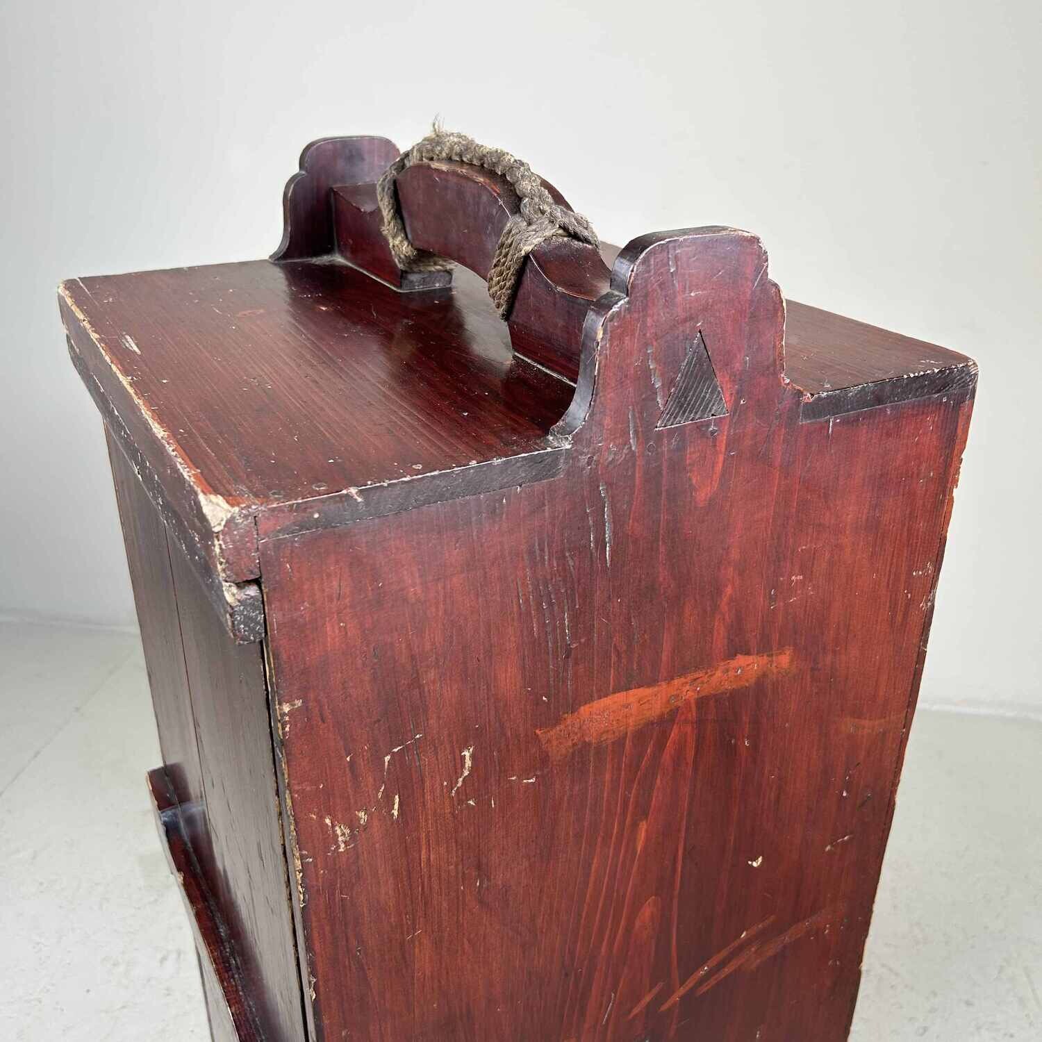 Transport box nuri-bako (塗り箱) for lacquerware, Japan, from the 1920s. (2)