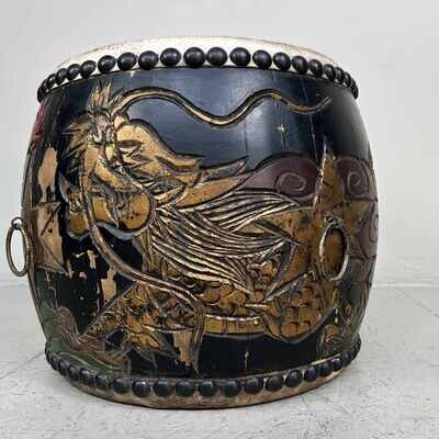 Antieke Japanse Antique Taiko Drum 1900s