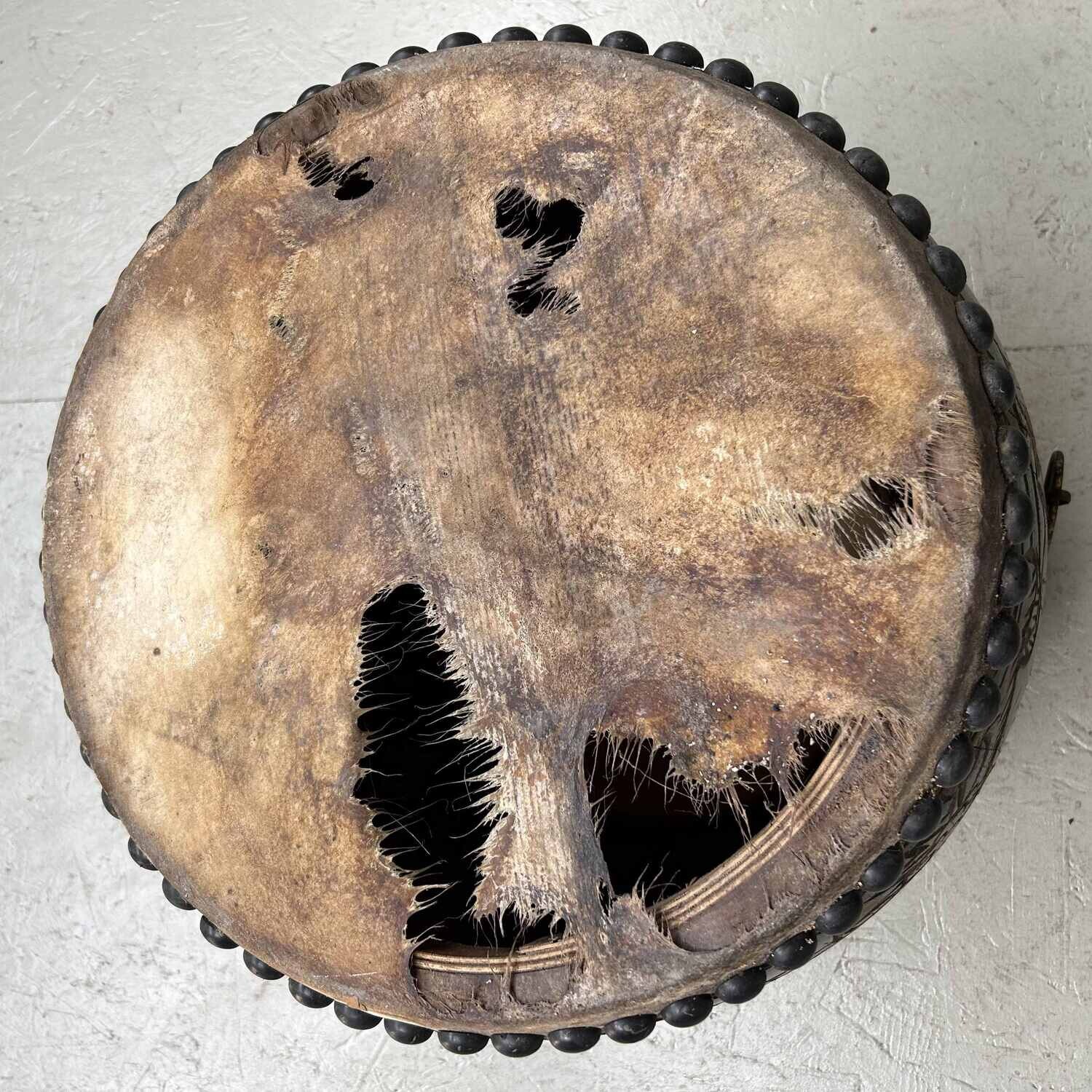 Antieke Japanse Antique Taiko Drum 1900s