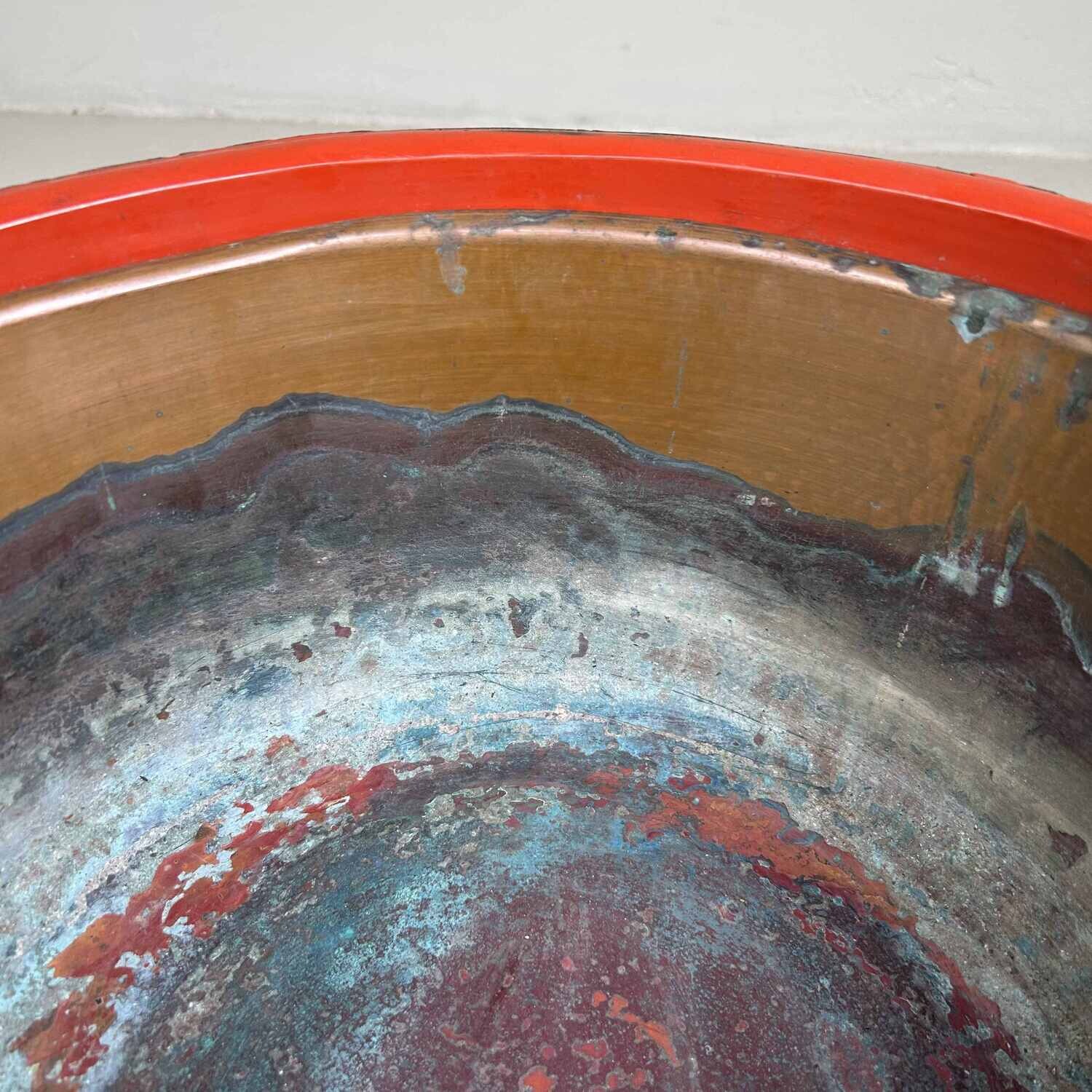 Antieke Japanse Negoro-nuri, Hibachi, jaren '20.