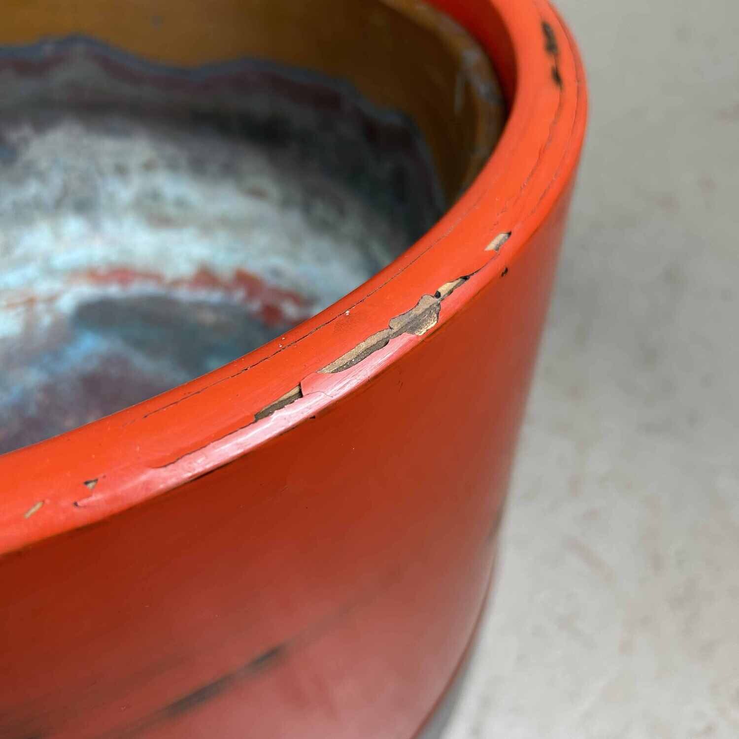 Antieke Japanse Negoro-nuri, Hibachi, jaren '20.