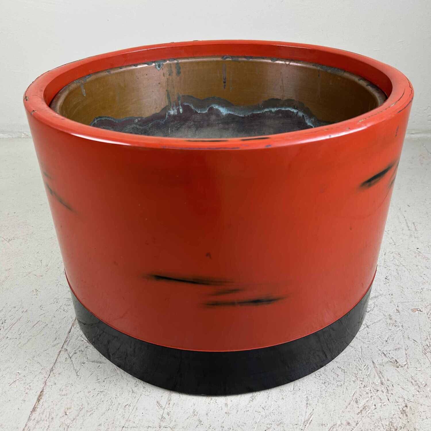 Antieke Japanse Negoro-nuri, Hibachi, jaren '20.