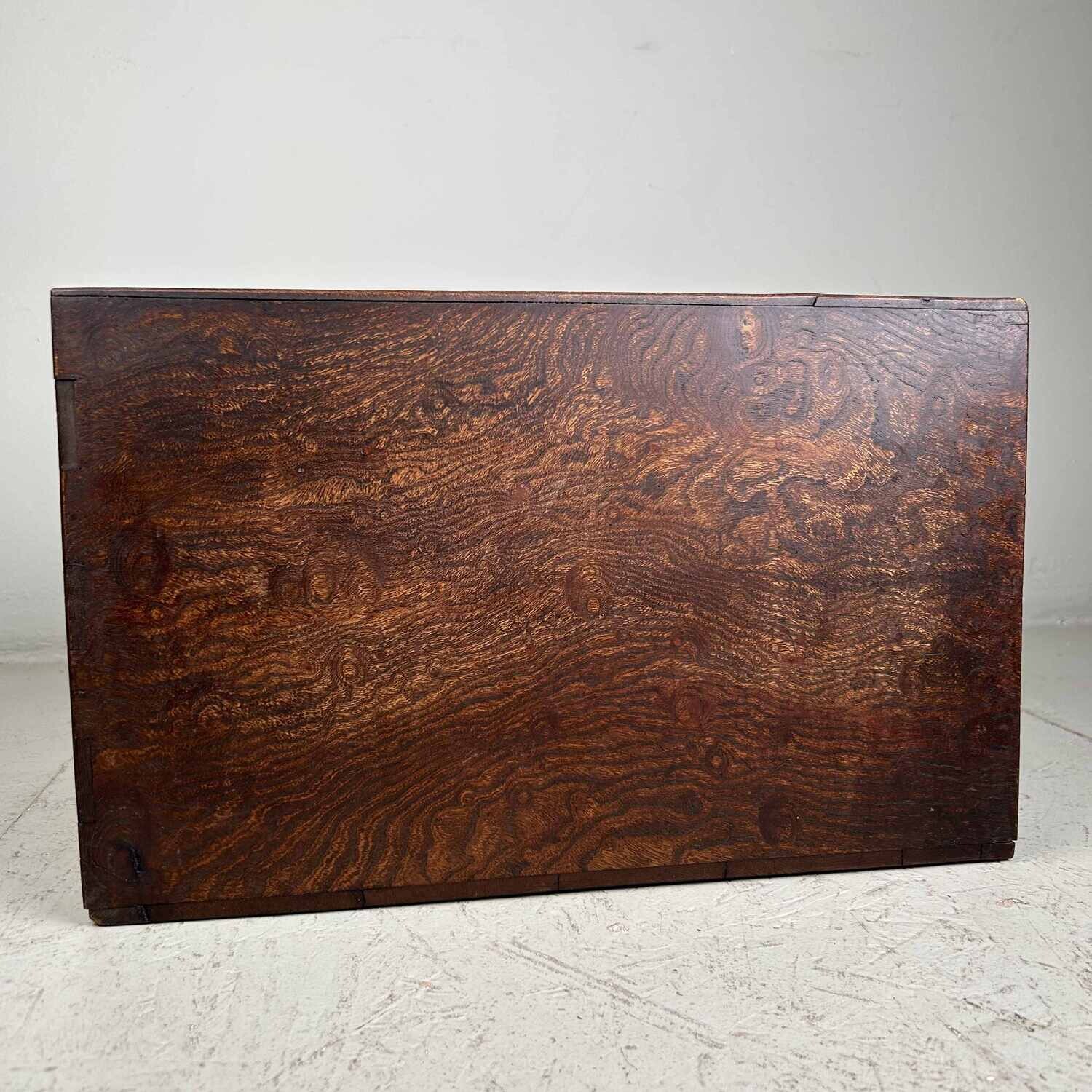 Antique Haribako Tansu Japanese Cabinet 針 箱 from the Meiji period.
