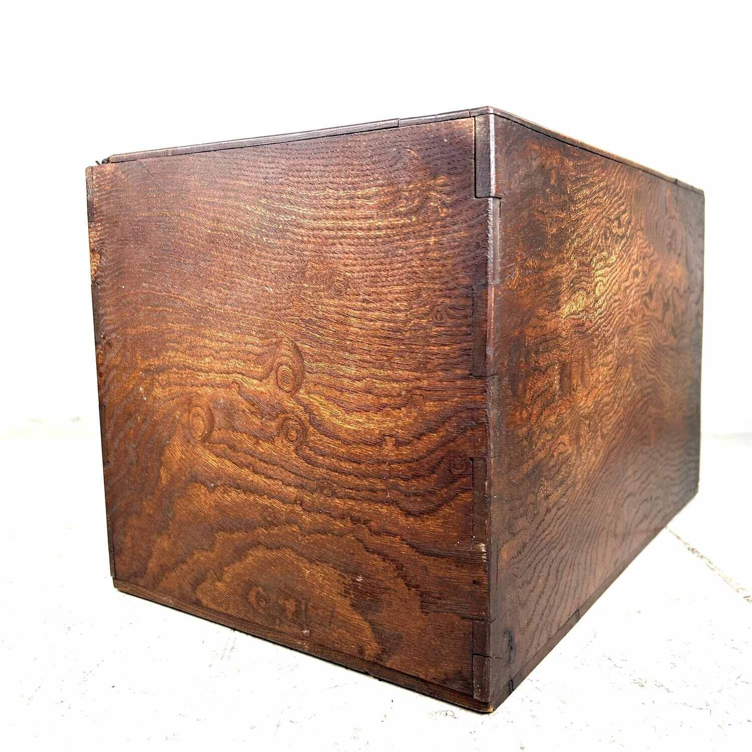 Antique Haribako Tansu Japanese Cabinet 針 箱 from the Meiji period.