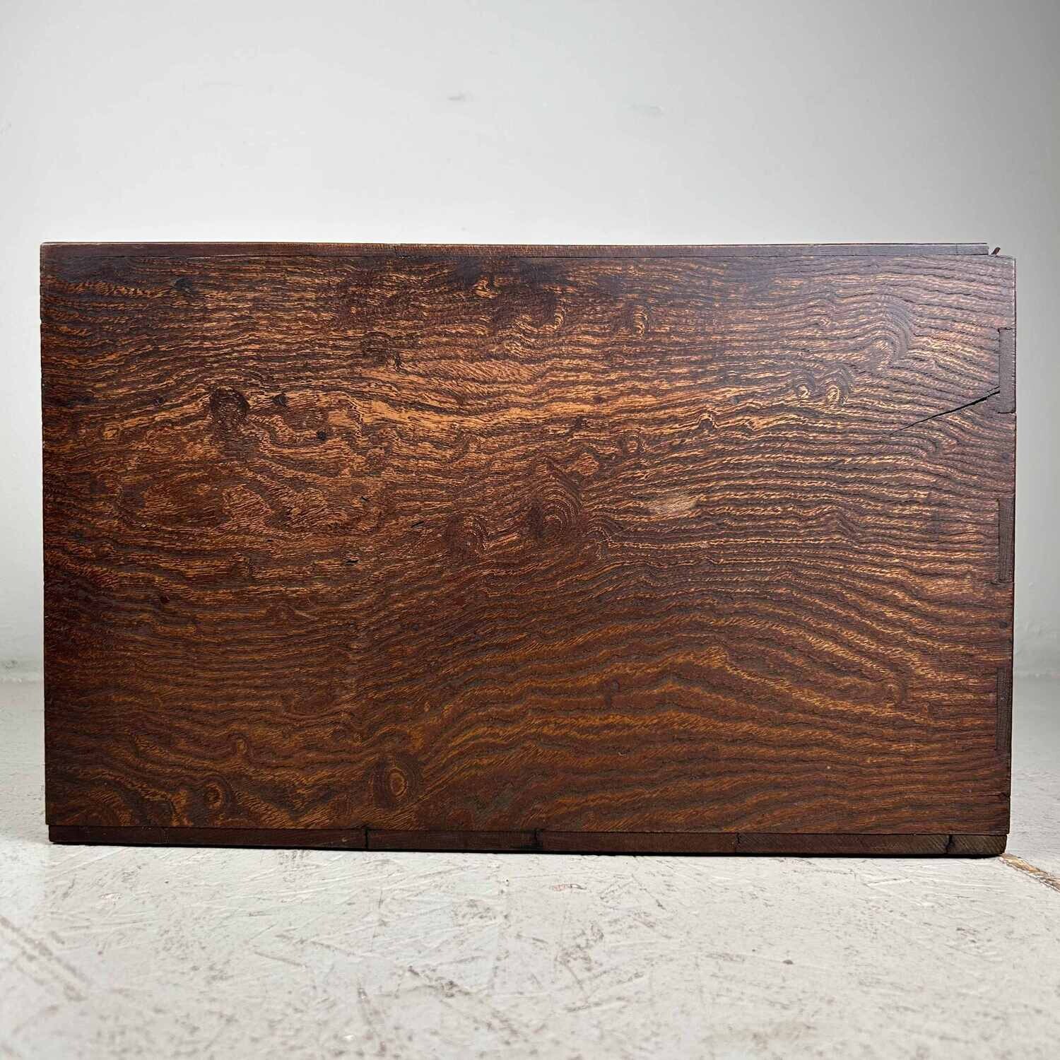 Antique Haribako Tansu Japanese Cabinet 針 箱 from the Meiji period.