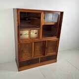 Mid Century Cha Tansu Showa Era (1940s) Japanese tea cabinet.