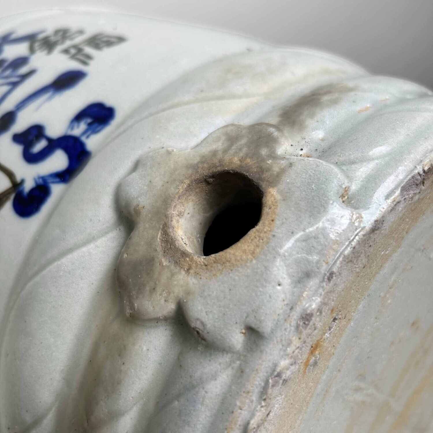 Antieke Porseleinen Sake Vat, jaren '20, Japan. Antieke Porseleinen Sake Vat, jaren '20, Japan.