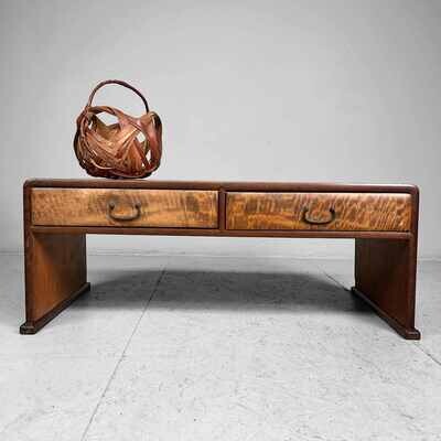Antique Japanese Calligraphy Writing Desk from the early Shōwa period.