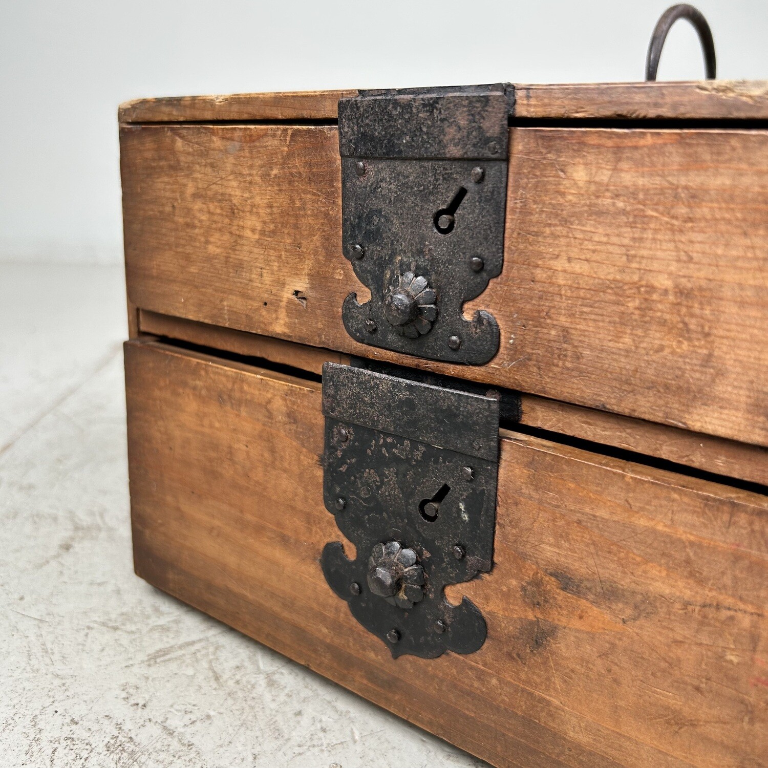 Antique Kake-suzuri (懸硯) from the Meiji period, Japan.