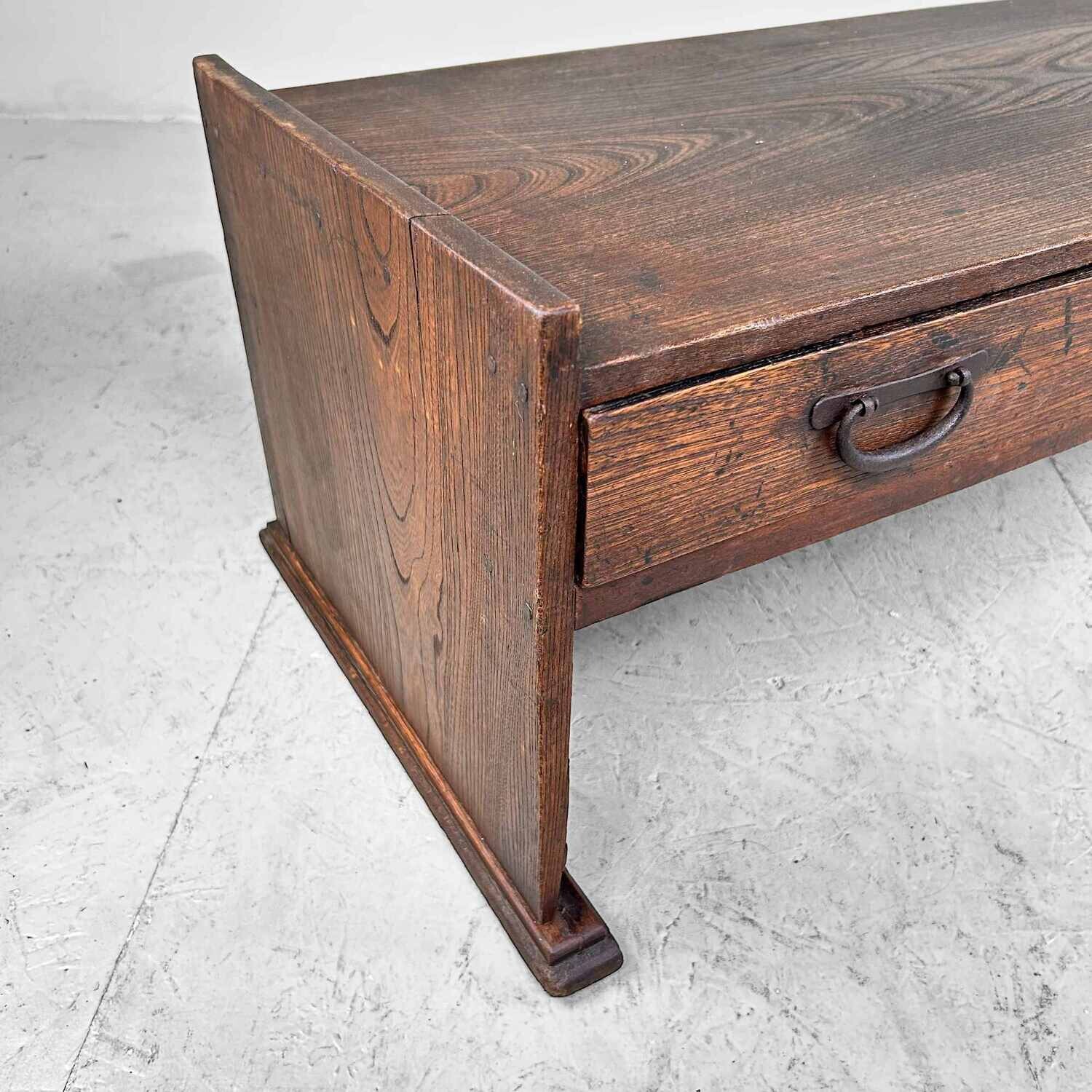 Japanese Zen Calligraphy Writing Table from the Meiji period (1852-1912).