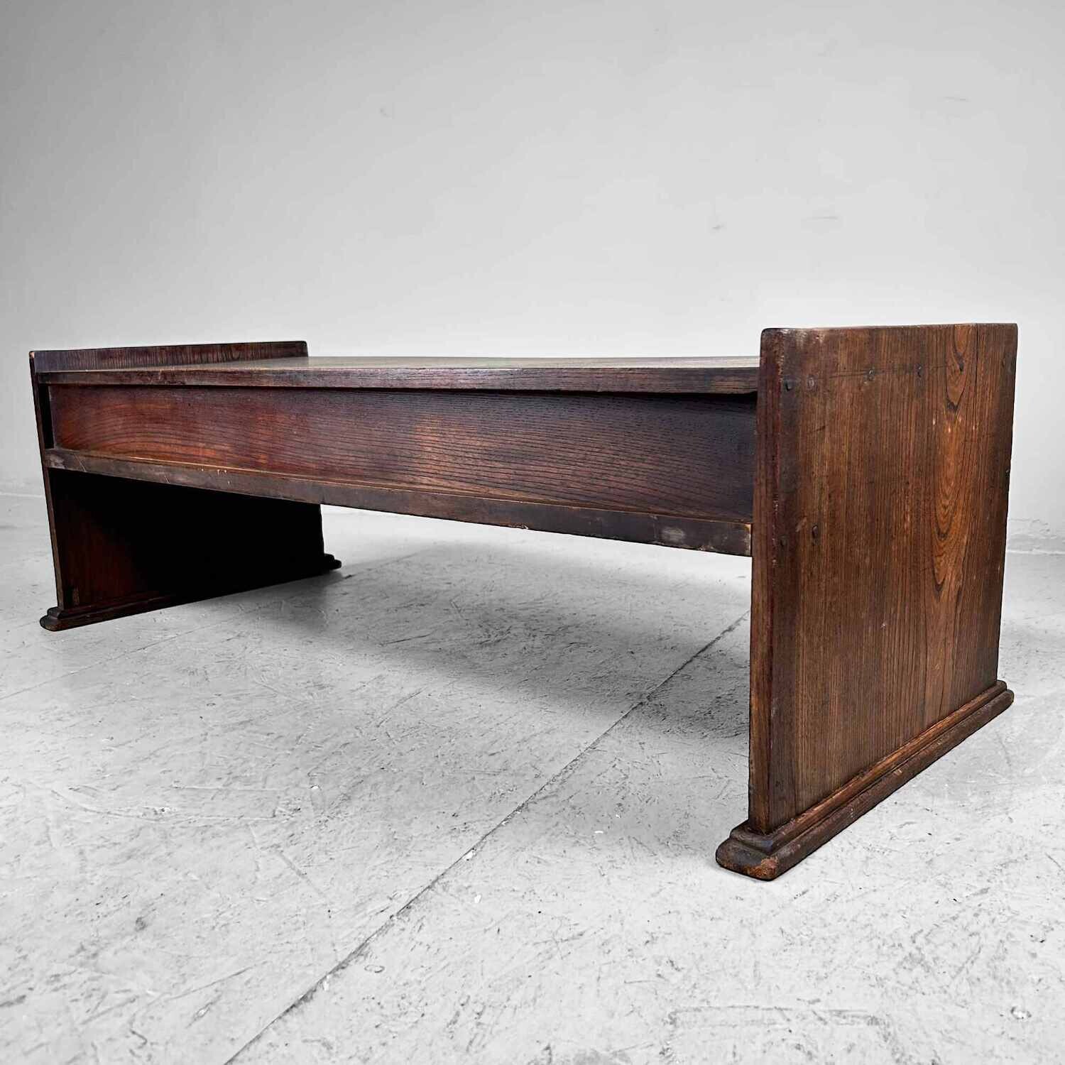 Japanese Zen Calligraphy Writing Table from the Meiji period (1852-1912).