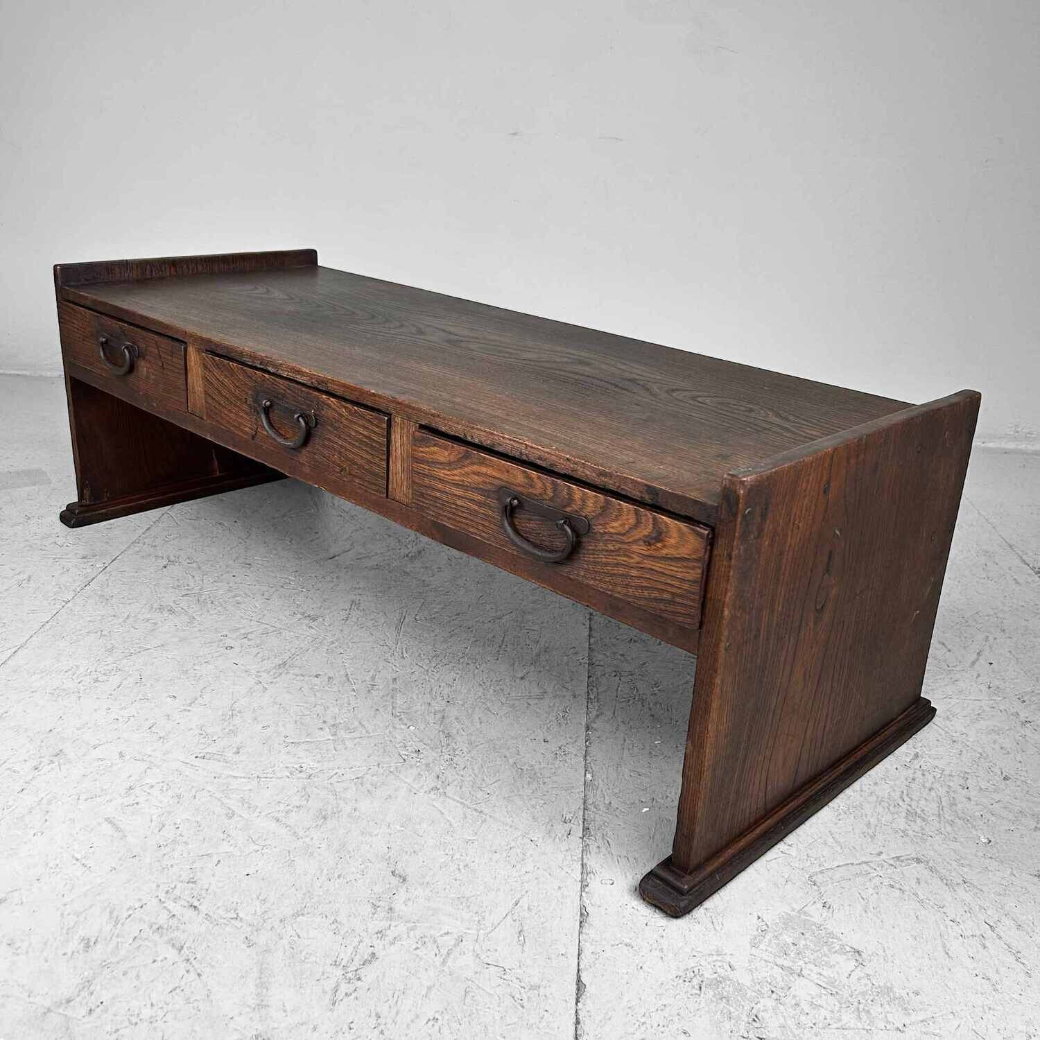 Japanese Zen Calligraphy Writing Table from the Meiji period (1852-1912).