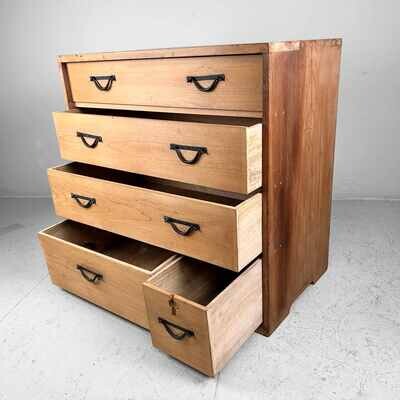 Antique Tansu Japanese Cabinet from the Taisho Era