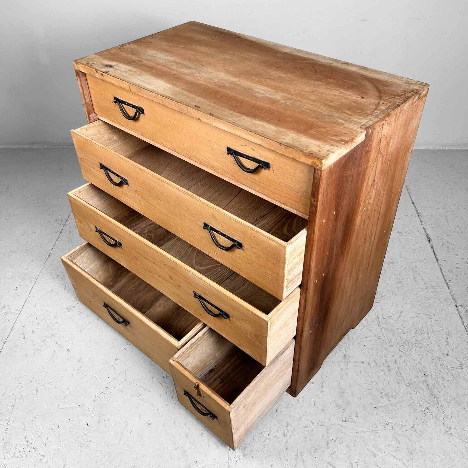 Antieke Tansu Japans Kastje Taishō-jaren