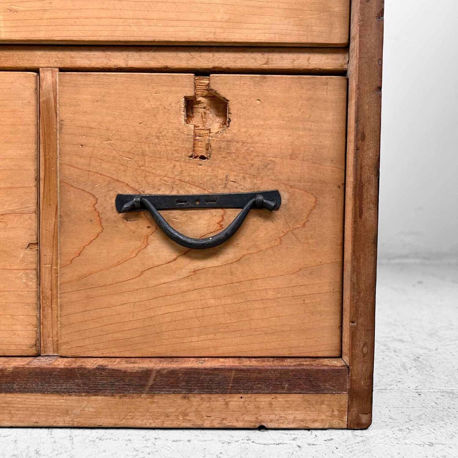 Antieke Tansu Japans Kastje Taishō-jaren