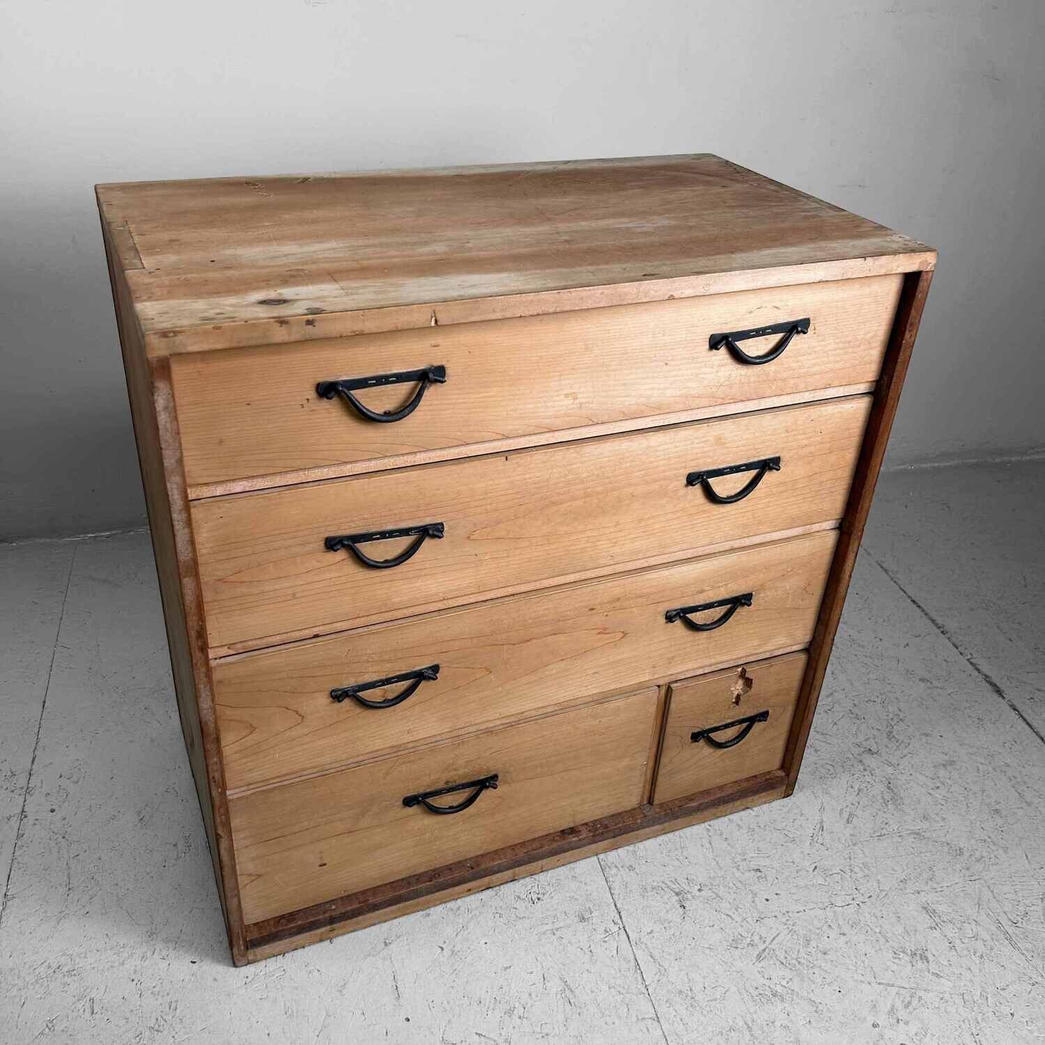 Antieke Tansu Japans Kastje Taishō-jaren