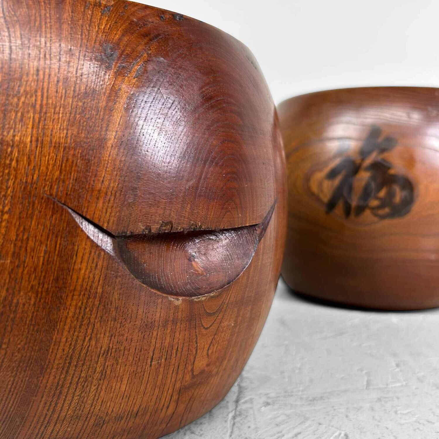 Set Massief Houten Hibachi Zen Tempel Japan jaren '20