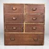 Japanese Chest of Drawers Tansu from the Meiji period