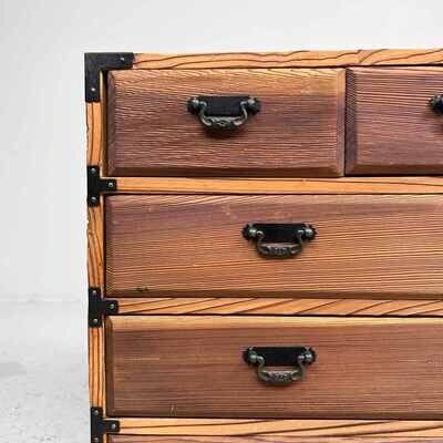 Vintage Tansu Jewelry cabinet from the Shōwa era, 1970s.
