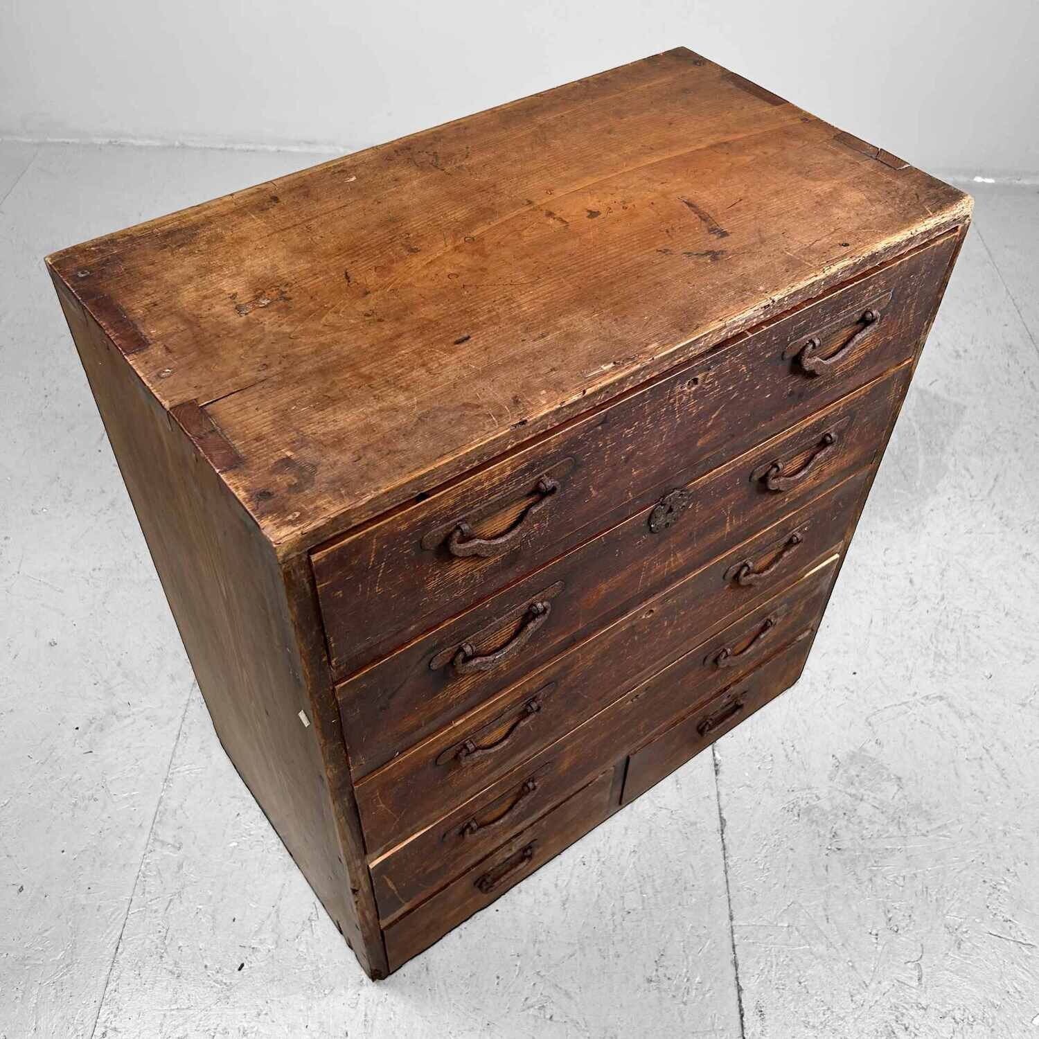 Japanse Tansu Ladekast, Meiji periode.