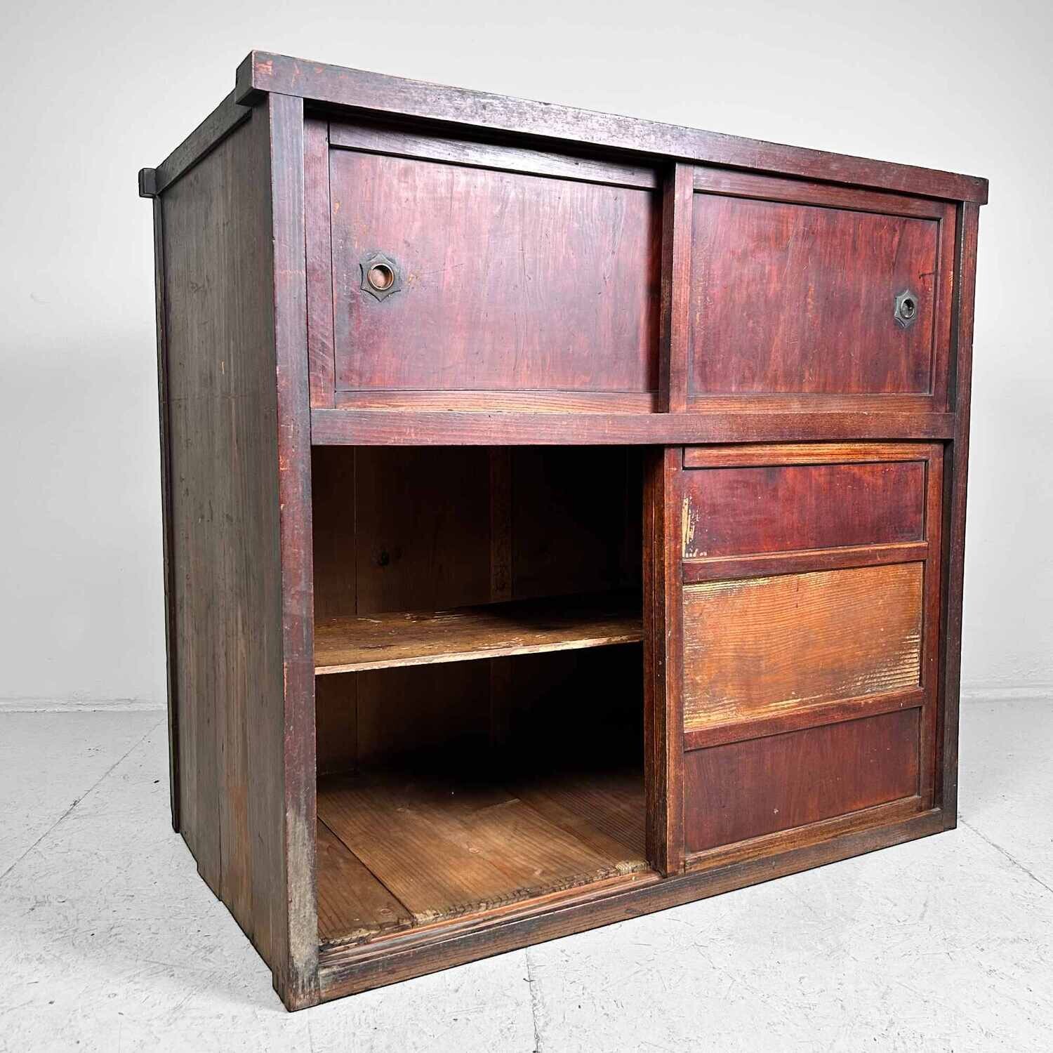 Japanse Traditionele Opberg Tansu Meiji periode
